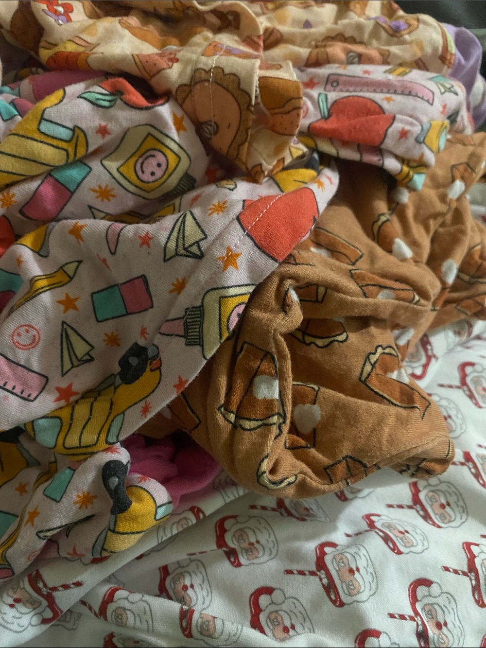 Poppy Kids Co Bamboo PJ Set Lot Sz 7/8 (5 sets)